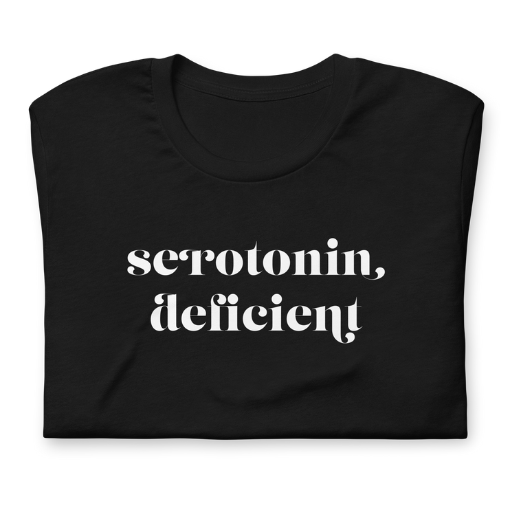 Serotonin Deficient + Aqua & June [ t-shirt ]