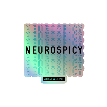 NEUROSPICY [ sticker holographic ]