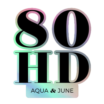 80HD  [ sticker holographic ]