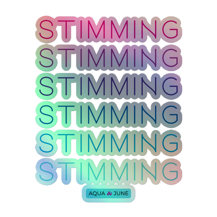 STIMMING rainbow [ sticker holographic ]