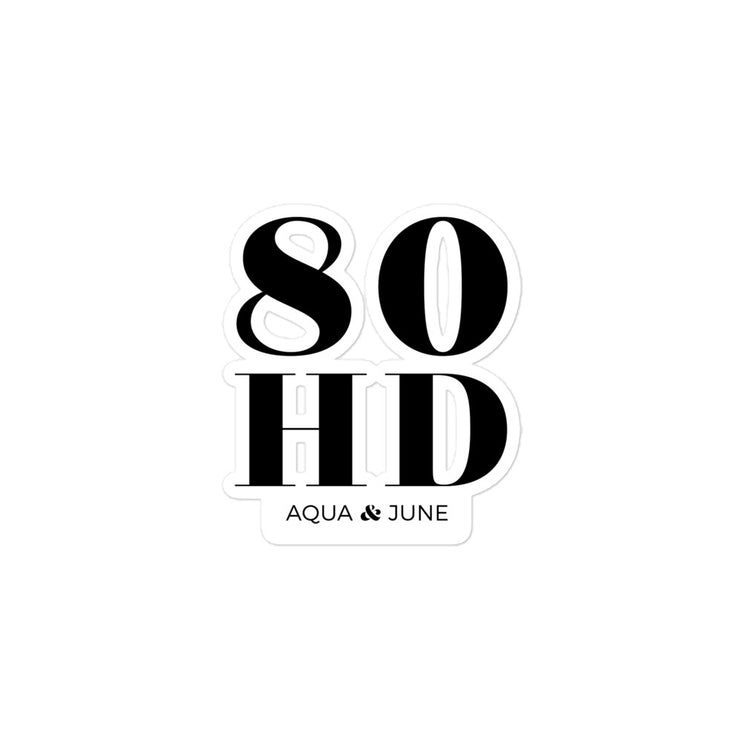 80HD  [ sticker ]