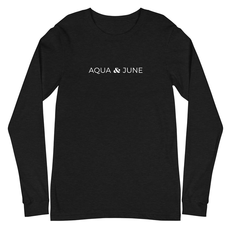 Aqua & June [ long sleeve tee ]
