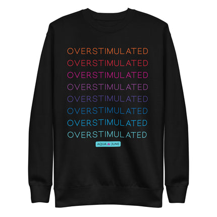 OVERSTIMULATED rainbow [ sweatshirt ]