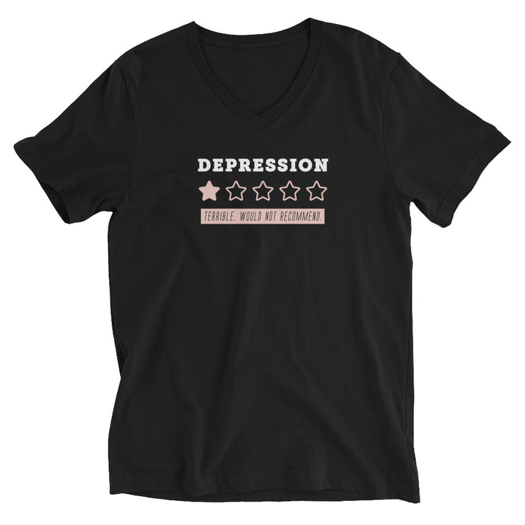 DEPRESSION - Terrible. Would not recommend. [ v-neck ]