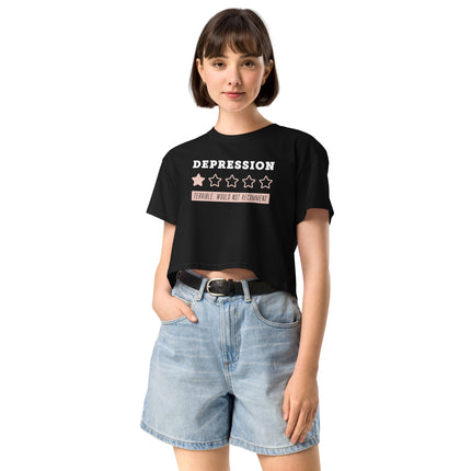 DEPRESSION - Terrible. Would not recommend. [ cropped tee ]