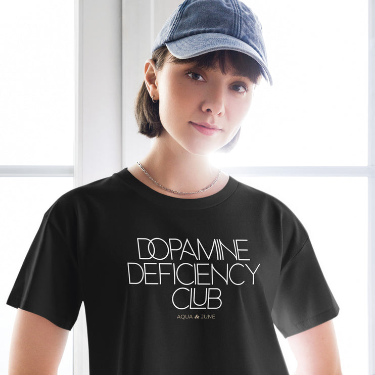 Dopamine Deficiency Club [ cropped tee ]
