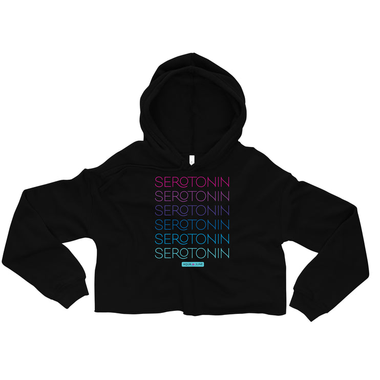 SEROTONIN rainbow [ cropped hoodie ]