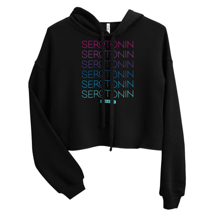 SEROTONIN rainbow [ cropped hoodie ]