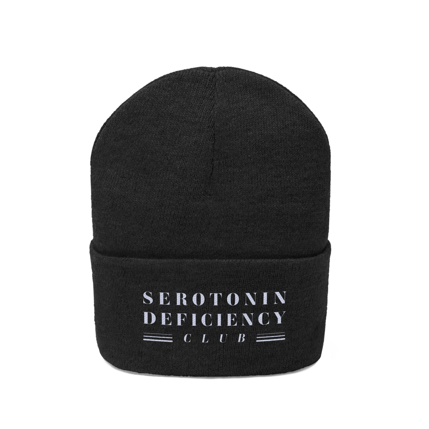 Serotonin Deficiency Club Beanie